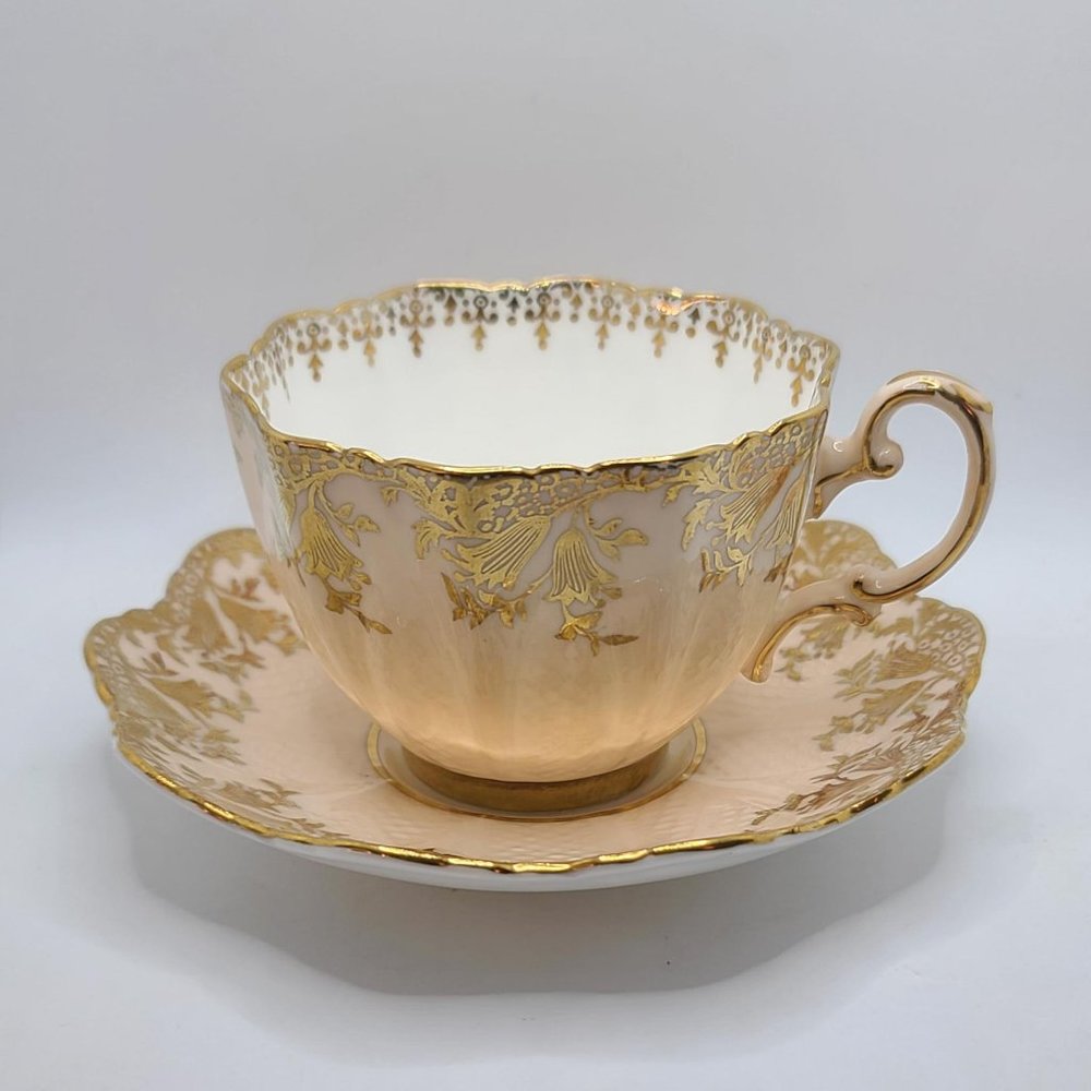 Vintage Paragon Double Warrant Tea Cup and Saucer